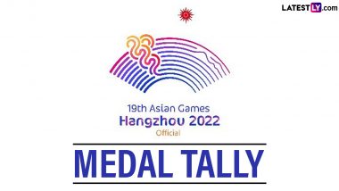 Asian Games 2023 Medal Tally Latest Updated: India Occupy 4th Position With 11 Gold Medals, People's Republic of China Lead Asiad Medal Table So Far